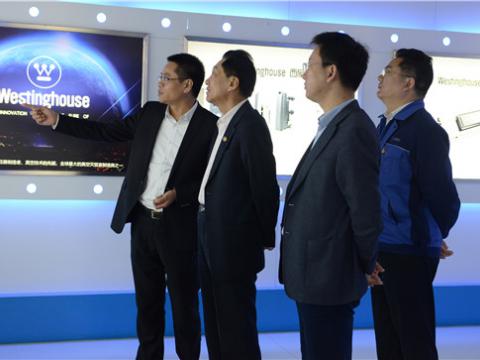 中国电子商会会长王宁赴新葡的京集团350vip8888集团调研