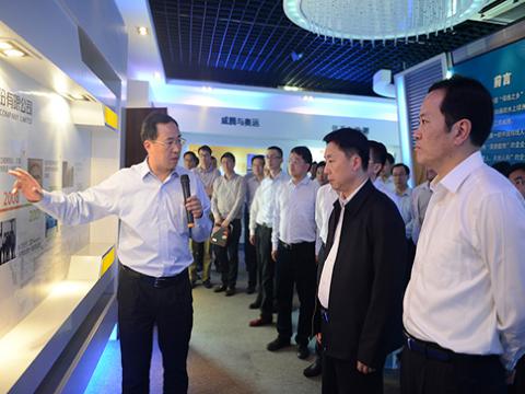 镇江市委书记夏锦文莅临新葡的京集团350vip8888股份视察